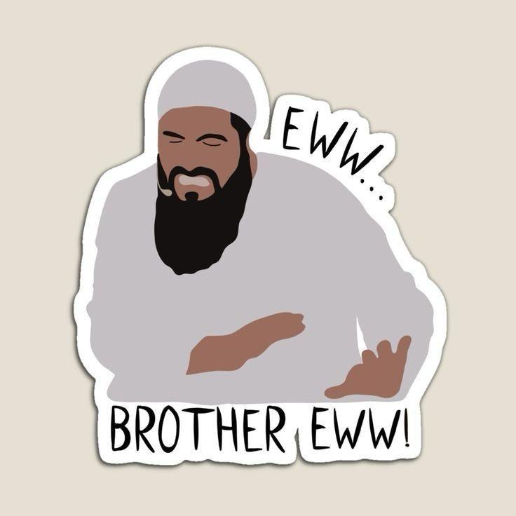 “Brother, Eww!” Reaction Sticker – Ultimate Disgust Meme